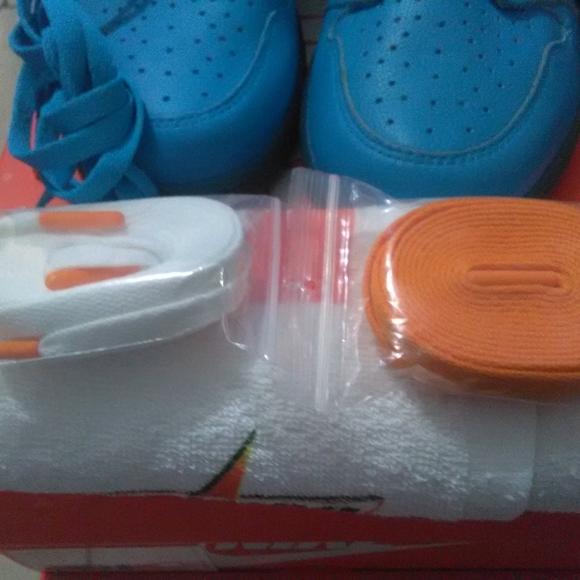 BNIB FIRST JORDAN NIKE GATORADE SERIES AIR JORDAN ONE RETRO HI RARE BLUE LAGOON - Picture 5 of 16